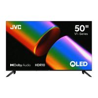 Smart TV JVC 50"", FHD, QLED, sistema Google TV integrado, LT-50KM4584, 2025